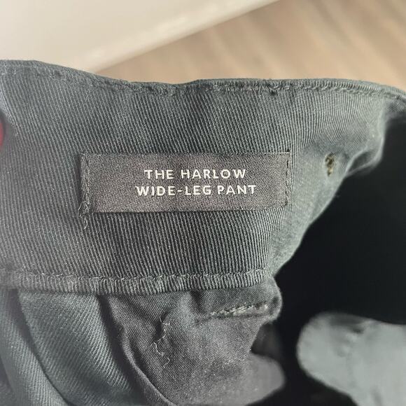 Madewell Harlow Wide Leg Linen Blend High Rise Trendy Pants US Women's 4P New - Picture 5 of 7